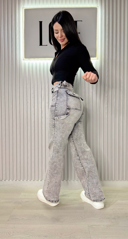 CARGO GRIS AJUSTABLE