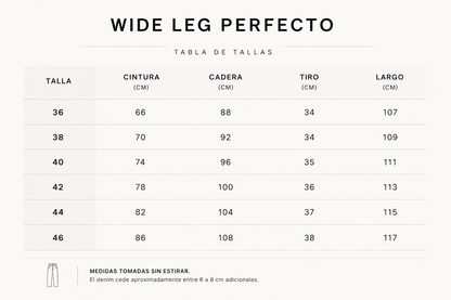 Wide Leg Azul Perfecto