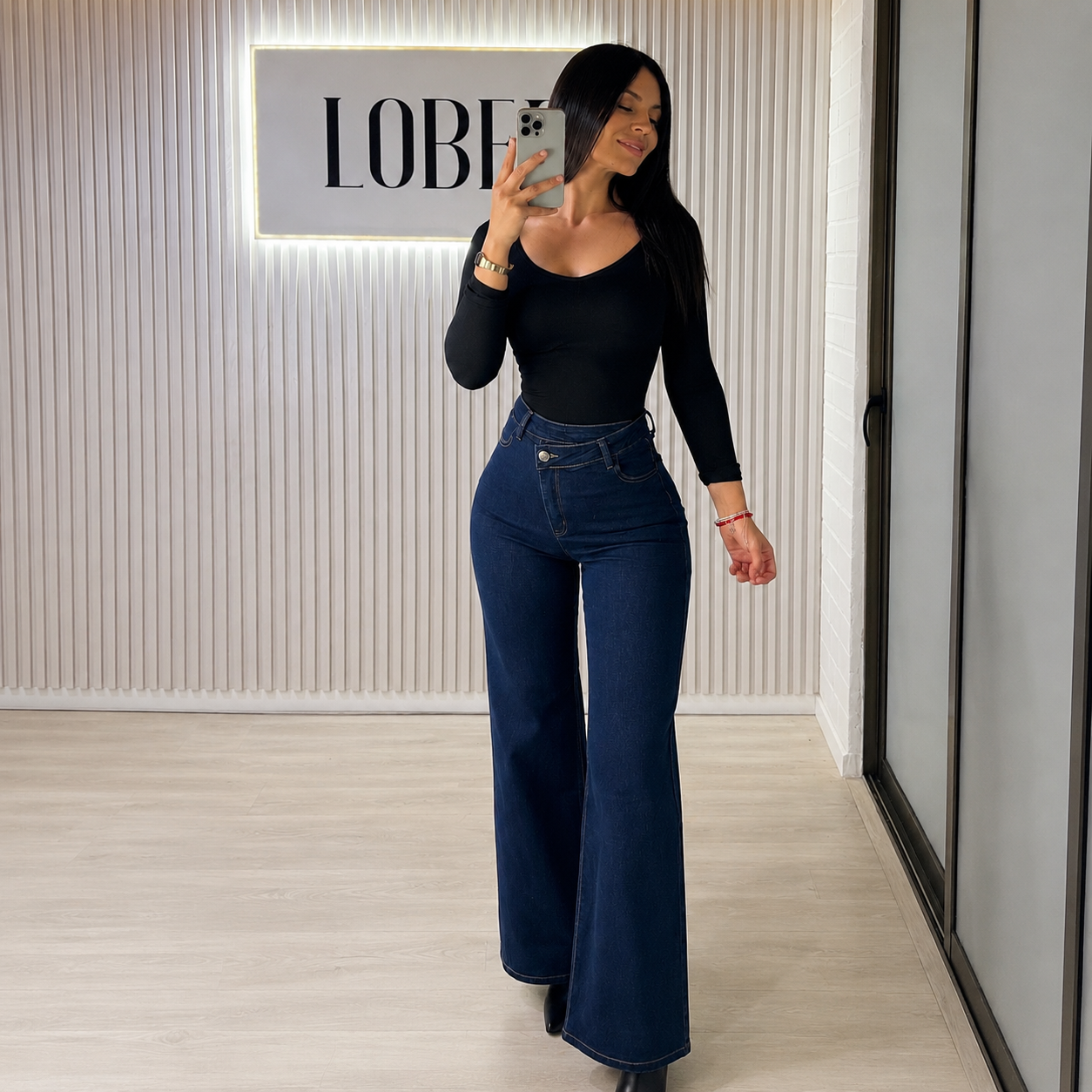 Wide Leg Zara Dark Blue