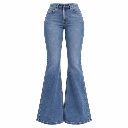 Flare jeans celeste