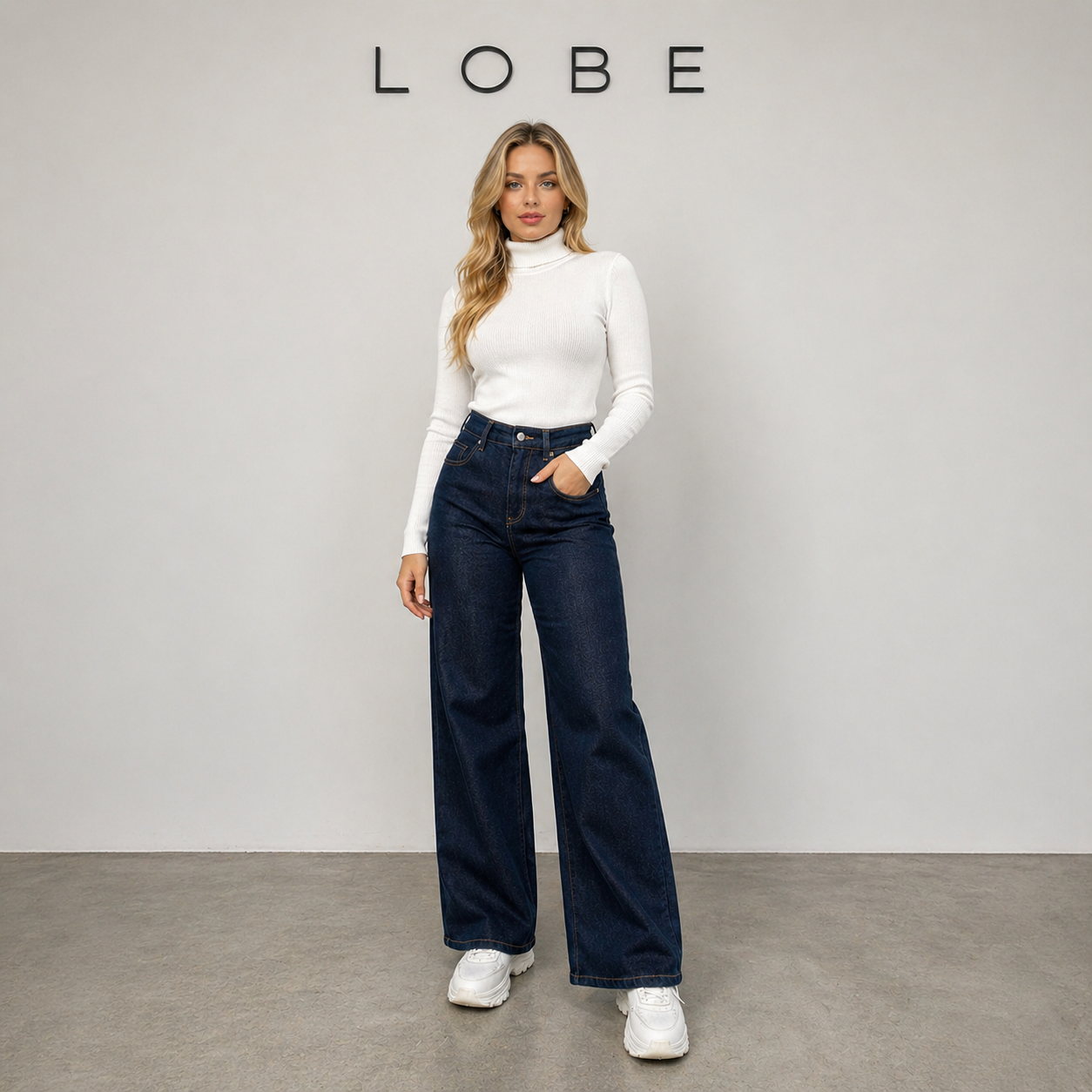 Wide Leg Azul Perfecto