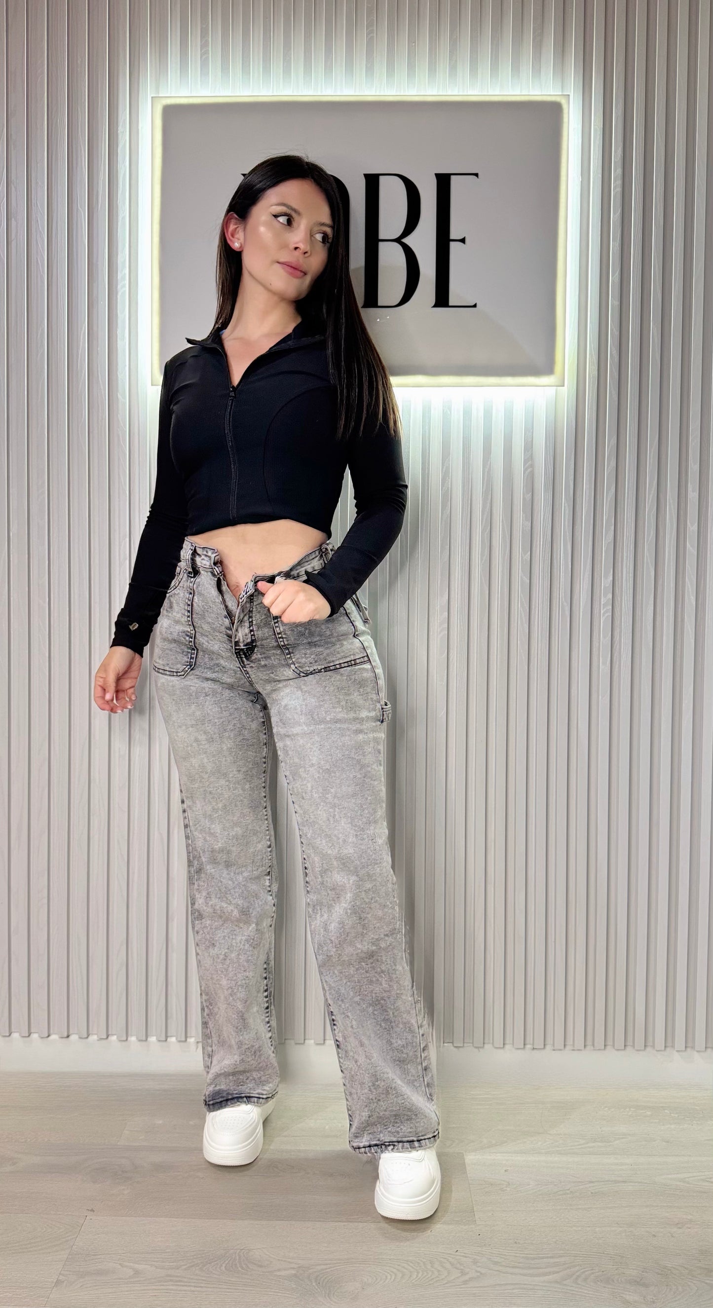 CARGO GRIS AJUSTABLE