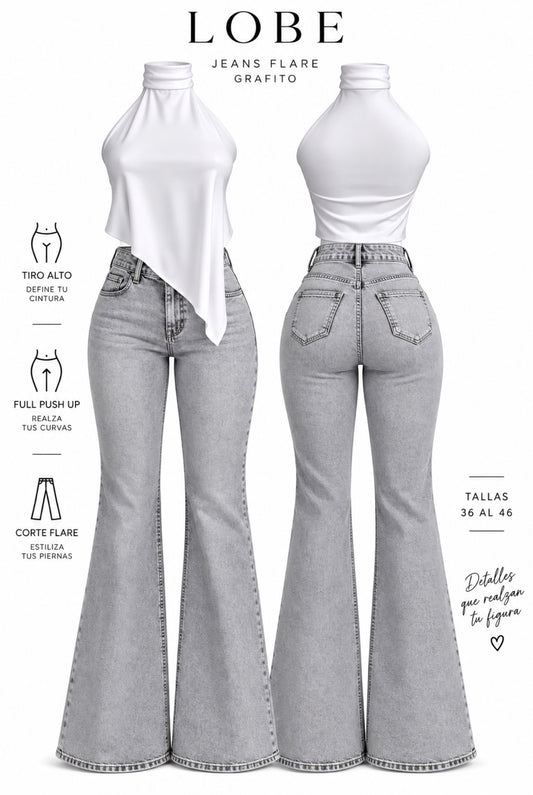 JEANS GRIS CLARO
